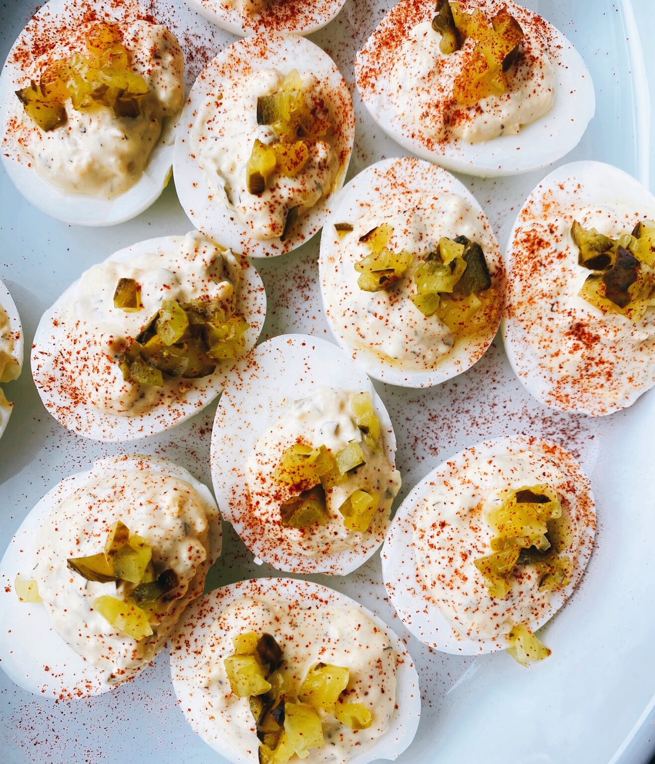 Dill Pickle Deviled Eggs Chef Jen