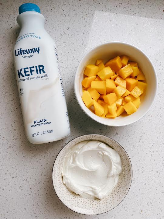 Fresh Mango Kefir Smoothie | Chef Jen